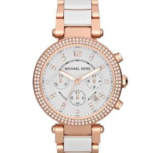 Parker Chrono Two-Tone Stainless Steel Glitz Watch